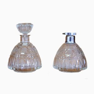 Glass Perfume Holders, 1950s, Set of 2-KNM-935274