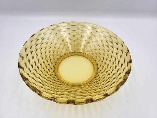 Glass Platter from Ząbkowice Steelworks, 1970s-CAQ-748893