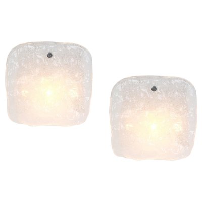 Glass Sconces Wall Lights from Kalmar, Austria, 1960s, Set of 2-UGR-1085336