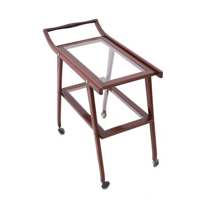 Glass Shelf Trolley, 1950s-EZ-1172147