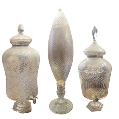 Glass Showcases, Set of 3-TCS-1742681