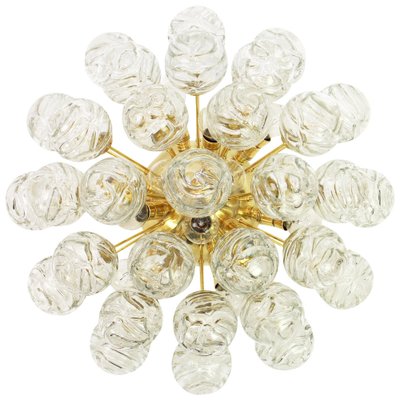 Glass Sputnik Flush Mount Snowballs from Doria, Germany, 1970s-UGR-1085724