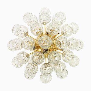 Glass Sputnik Flush Mount Snowballs from Doria, Germany, 1970s-UGR-1085724