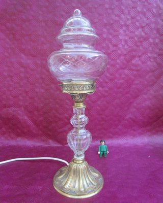 Glass Table Lamp, 1920s-ZVO-853007