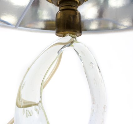 Glass Table Lamp, 1970s-FSD-846165