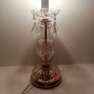 Glass Table Lamp, 1980s-RGF-864904