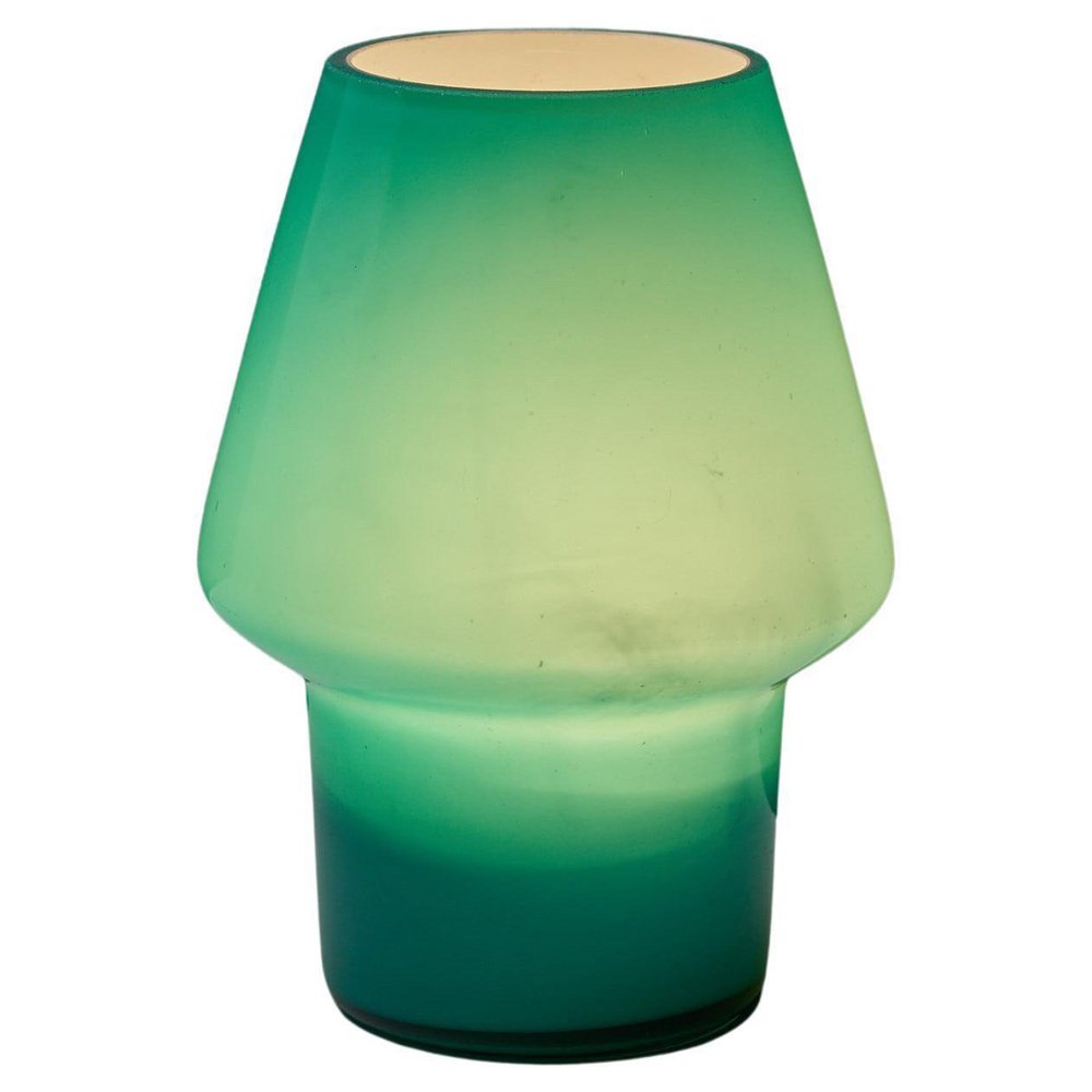 Glass Table Lamp attributed to Uno and Östen Kristiansson for Luxus Vittsjö, Sweden, 1970s