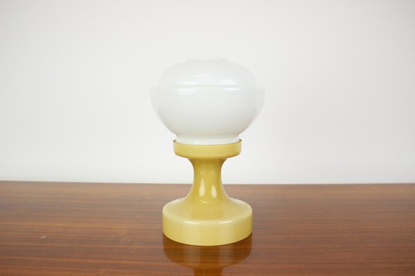 Glass Table Lamp by Valasske Mezirici, 1970s-TZ-1175500