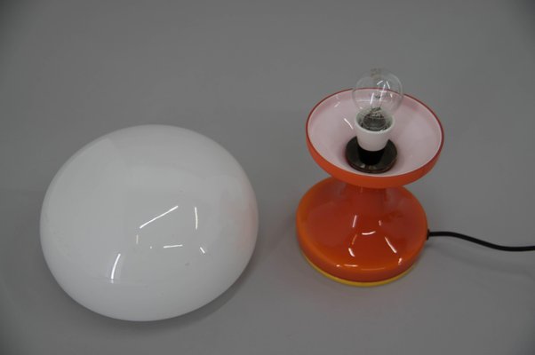 Glass Table Lamp by Valasske Mezirici, 1970s-TZ-1166625