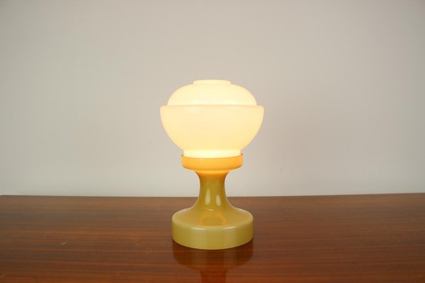 Glass Table Lamp by Valasske Mezirici, 1970s-TZ-1175500