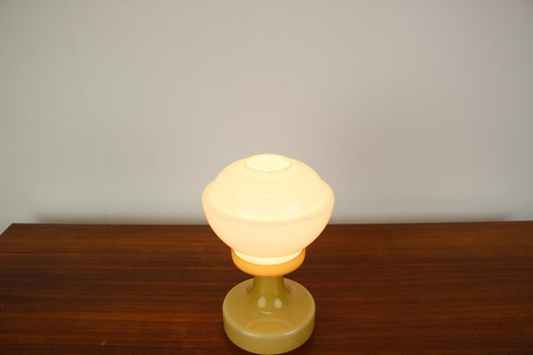 Glass Table Lamp by Valasske Mezirici, 1970s-TZ-1175500