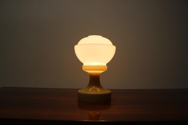 Glass Table Lamp by Valasske Mezirici, 1970s-TZ-1175500