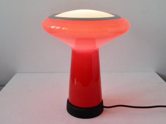 Glass Table Lamp from Hiemstra Evolux, 1960s