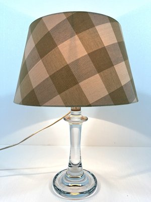 Glass Table Lamp from Holmegaard, 1970s-TU-2041848