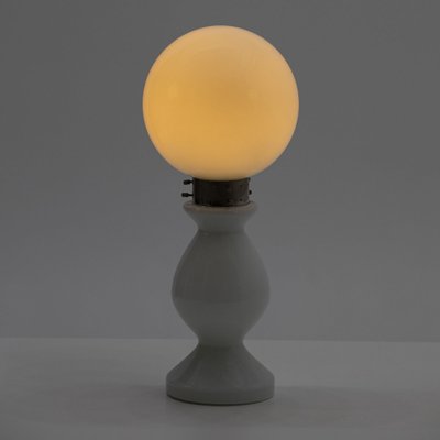 Glass Table Lamp from Polam, 1970s-IVW-1453539