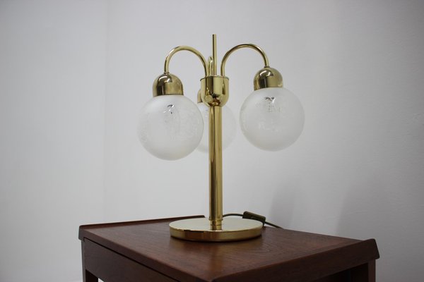 Glass Table Lamp from Preciosa, Czechoslovakia, 1980s-TZ-654711