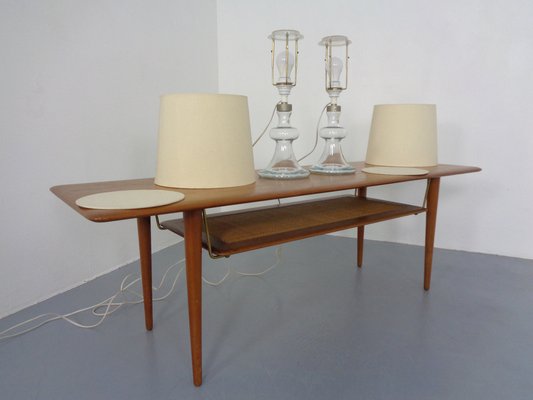 Glass Table Lamps by Michael Bang for Holmegaard, 1970s, Set of 2-RDW-1289514