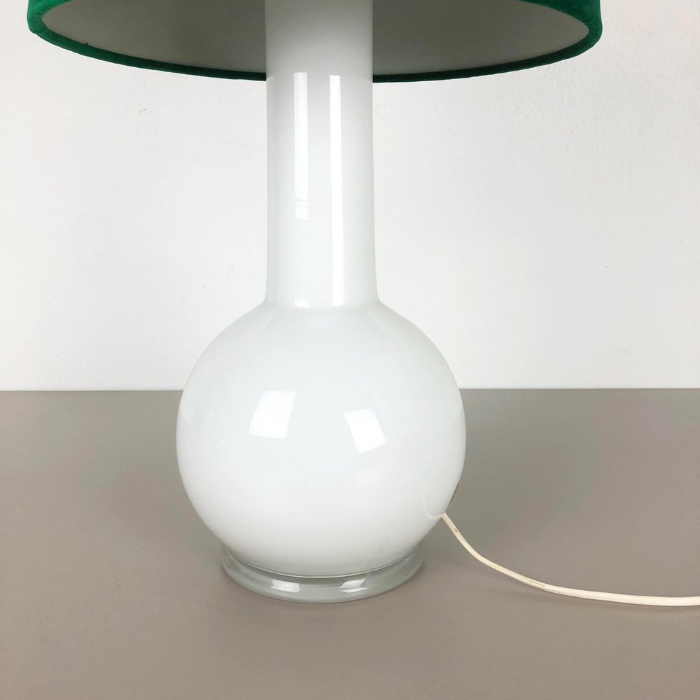 Glass Table Light by Uno & Östen Kristiansson for Luxus Vittsjö, Sweden, 1970s