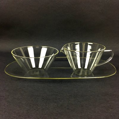 Glass Tea Service by Heinrich Löffelhardt for Schott & Gen. Mainz, 1955, Set of 17-FFL-1154802