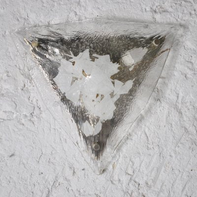 Glass Triangular Shape Wall Light, 1960-JQO-1065007