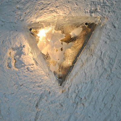 Glass Triangular Shape Wall Light, 1960-JQO-1065007