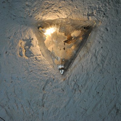 Glass Triangular Shape Wall Light, 1960-JQO-1065007