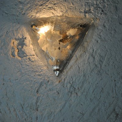 Glass Triangular Shape Wall Light, 1960-JQO-1065007