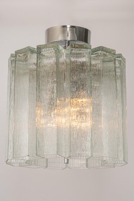 Glass Tube Flush Mount Light by Limburg, Germany, 1960s-UGR-1086302