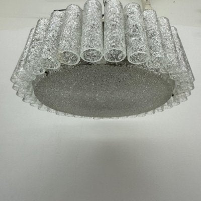 Glass Tubes Chandelier from Doria Leuchten, 1960s-BGP-1818853