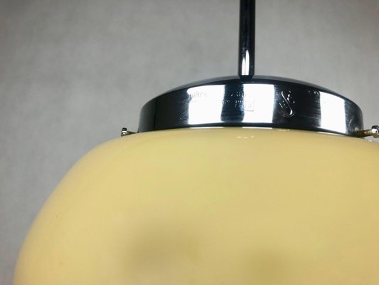 Glass UFO Pendant Lamp from Napako, 1960s