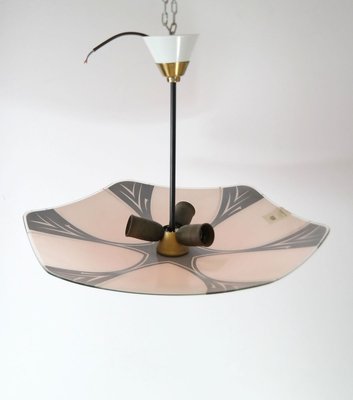 Glass Umbrella Chandelier, 1960s-UWE-809080