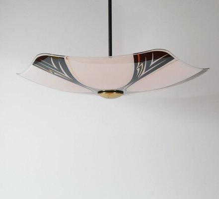 Glass Umbrella Chandelier, 1960s-UWE-809080