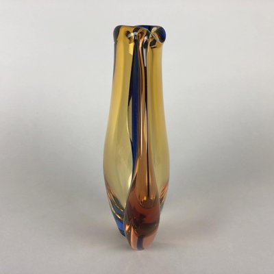 Glass Vase by Hana Machovska for Mstisov Glassworks, 1960s-TZ-787924