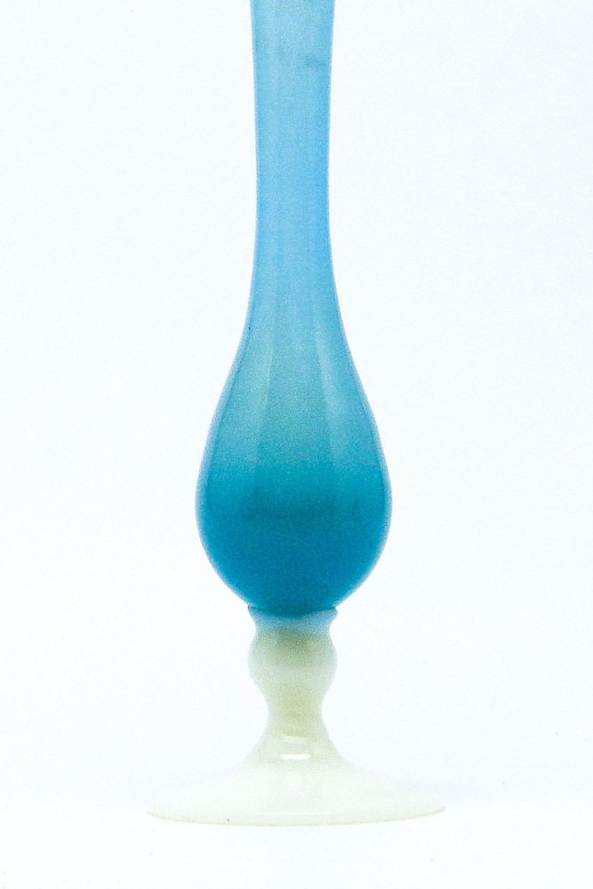 Glass Vase by Stelvia for Empoli, Italy, 1950s