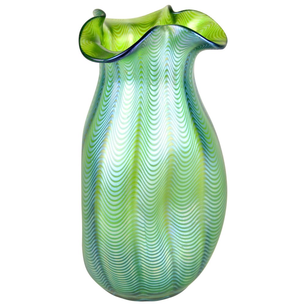 Glass Vase Crete Phaenomen 6893 from Loetz Witwe, Bohemia, 1898