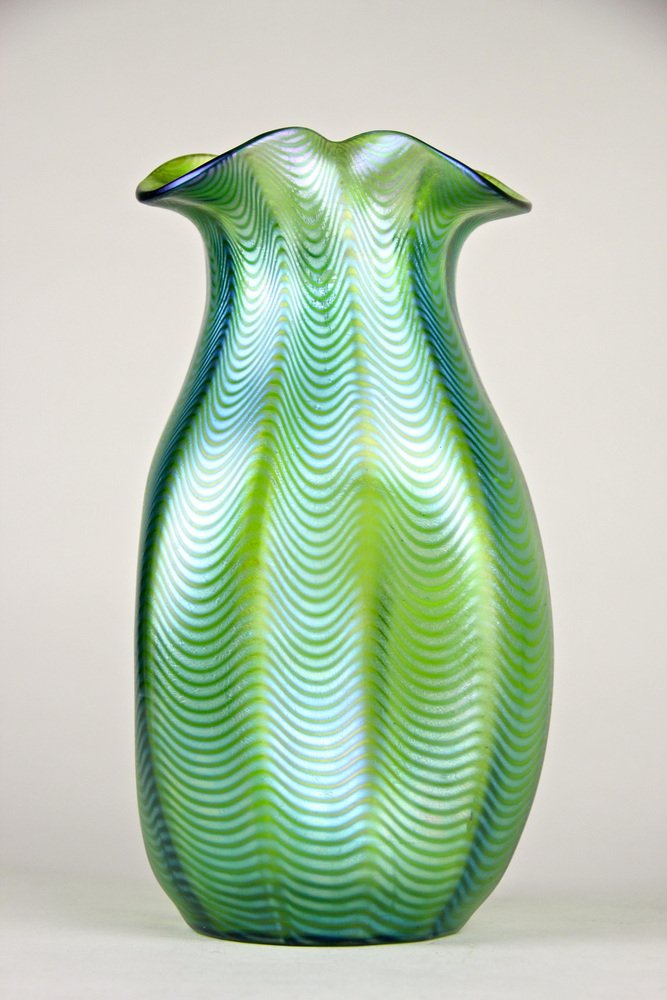 Glass Vase Crete Phaenomen 6893 from Loetz Witwe, Bohemia, 1898