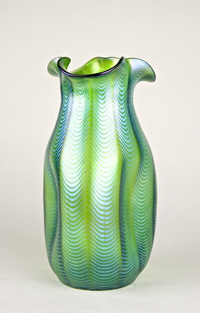 Glass Vase Crete Phaenomen 6893 from Loetz Witwe, Bohemia, 1898