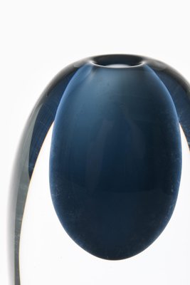 Glass Vase in Blue by Gunnar Nylund, 1950s-SC-1771415