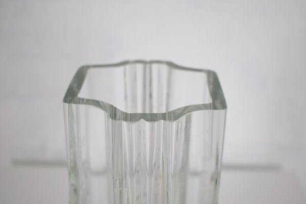 Glass Vase in Crystal Imitation Riihimaen Glass Edition, Finland, 1968-OWS-1781007