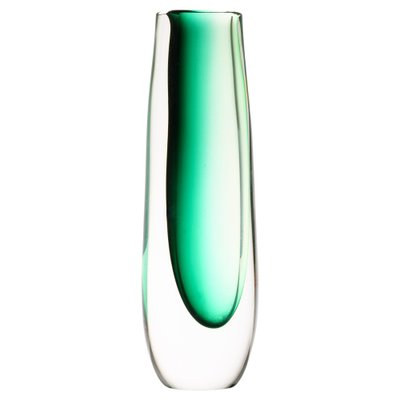 Glass Vase in Green by Vicke Lindstrand, 1960s-SC-1770657