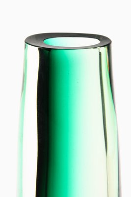 Glass Vase in Green by Vicke Lindstrand, 1960s-SC-1770657