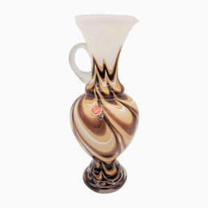 Glass Vase with Handle by Carlo Moretti, 1960s-WK-1785520