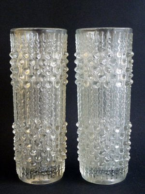 Glass Vases, 1960s, Set of 2-GKB-557312