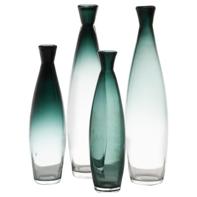 Glass Vases attributed to Bengt Orup, 1960s, Set of 4-SC-1772819