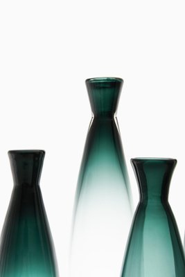 Glass Vases attributed to Bengt Orup, 1960s, Set of 4-SC-1772819