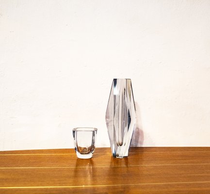 Glass Vases by Asta Strömberg for Strömbergshytt, 1960s, Set of 2-VCV-1192483