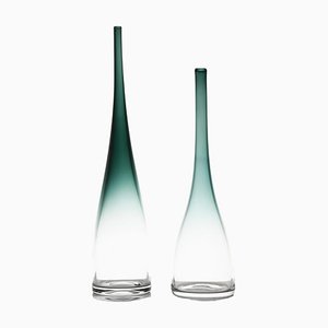 Glass Vases by Bengt Orup, 1950s, Set of 2-SC-1770655