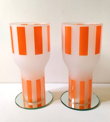 Glass Vases by James Irvine, 1990s, Set of 2-EI-1072548