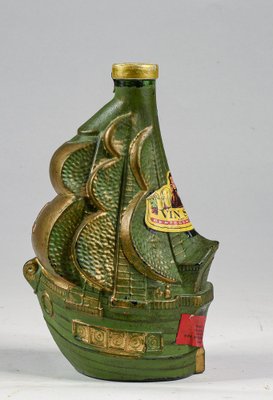 Glass Vinsanto Bertocchini Livorno Bottle in Shape of Sailing Ship, 1960s-RAQ-1353460