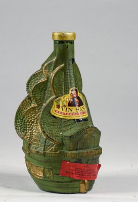 Glass Vinsanto Bertocchini Livorno Bottle in Shape of Sailing Ship, 1960s-RAQ-1353460